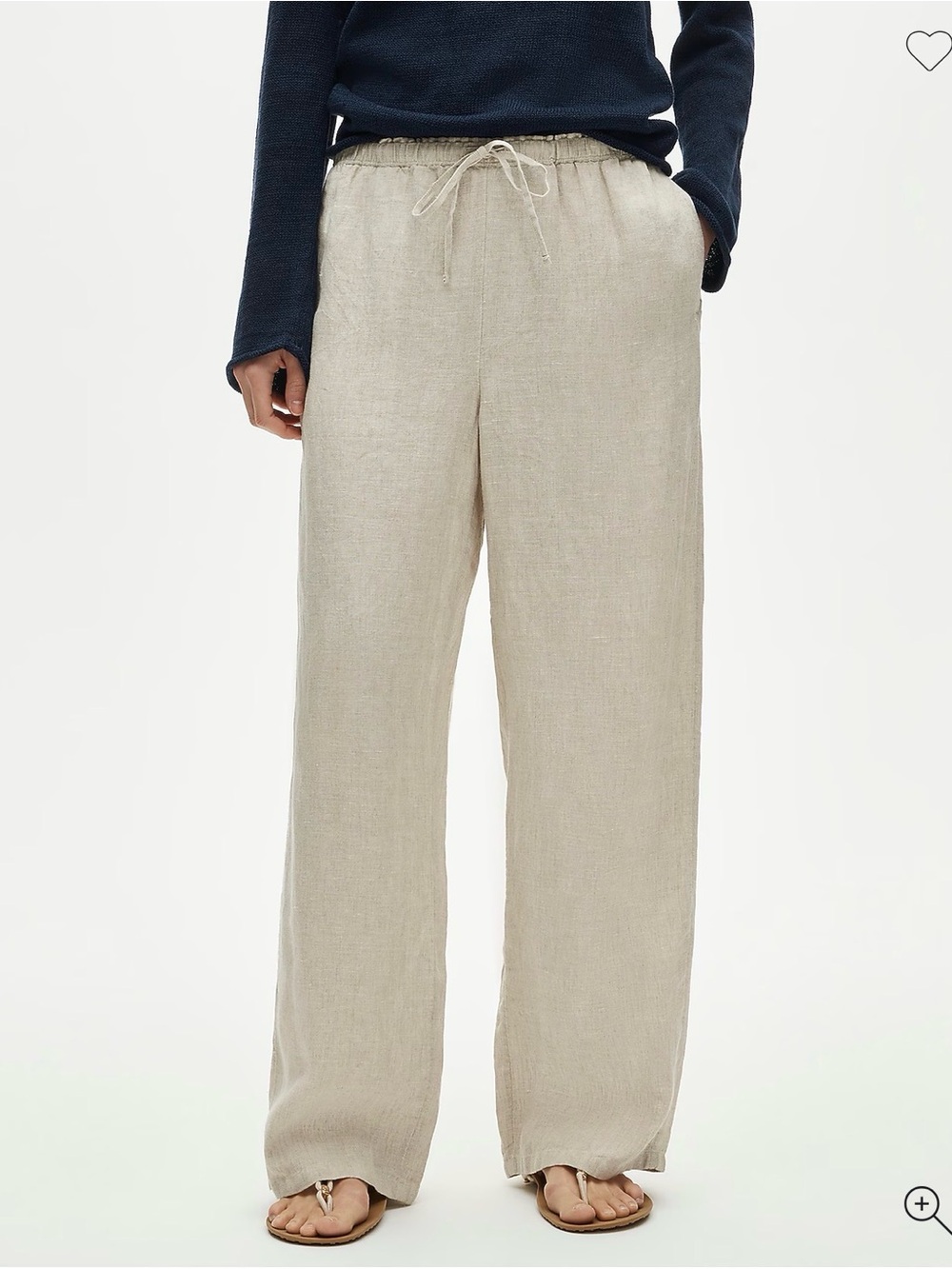 J. Crew Soleil Pant in Linen